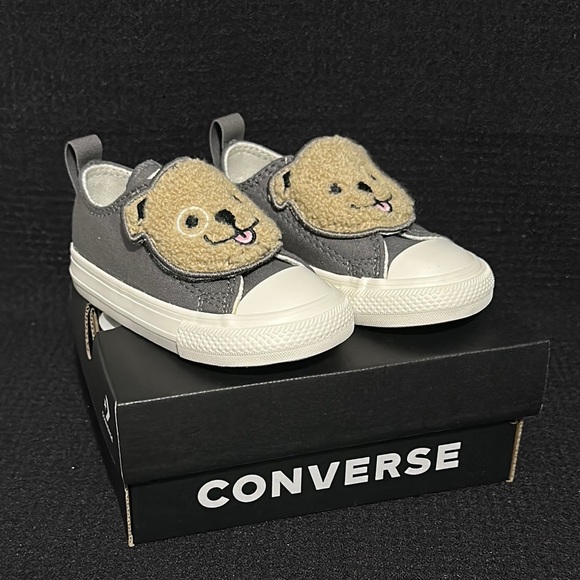Converse Other - New Converse Chuck Taylor All Star Toddler Size 5 Sneakers Sherpa Bear Shoes